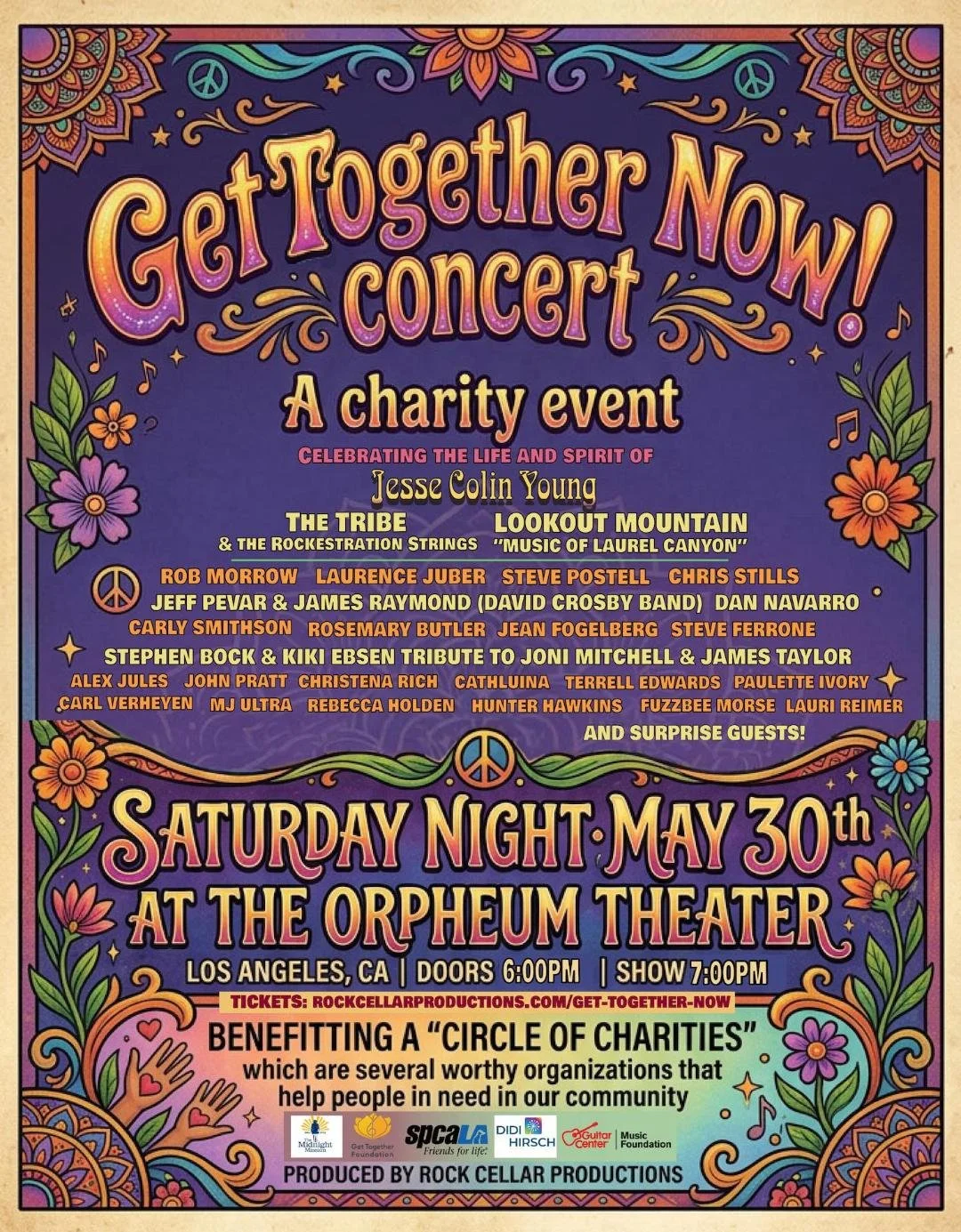 Get Together Now! Concert – Jesse Colin Young Tribute May 30, 2026